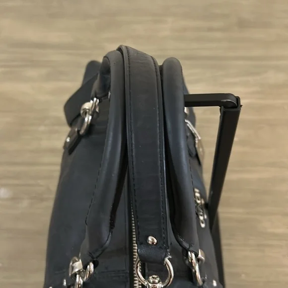 Coach F33806 Black Colette 2-way Satchel Shoulder Handbag - Picture 4 of 14